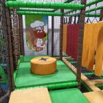 Mascot "Squirrel Misi" as indoor playground's theme