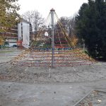 Outdoor playground equipment: Rope Pyramid