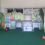 Jungle themed play structure