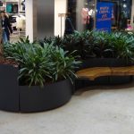 Urban furniture - METALCO bench with planter