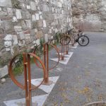 Urban furniture - corten steel METALCO cycle rack